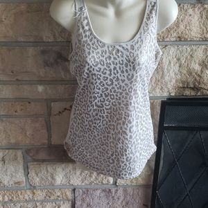 Ladys cream tank top